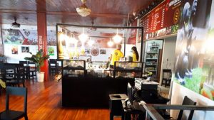 Mô hình quán cà phê rang xay sạch Nguyen Chat Coffee